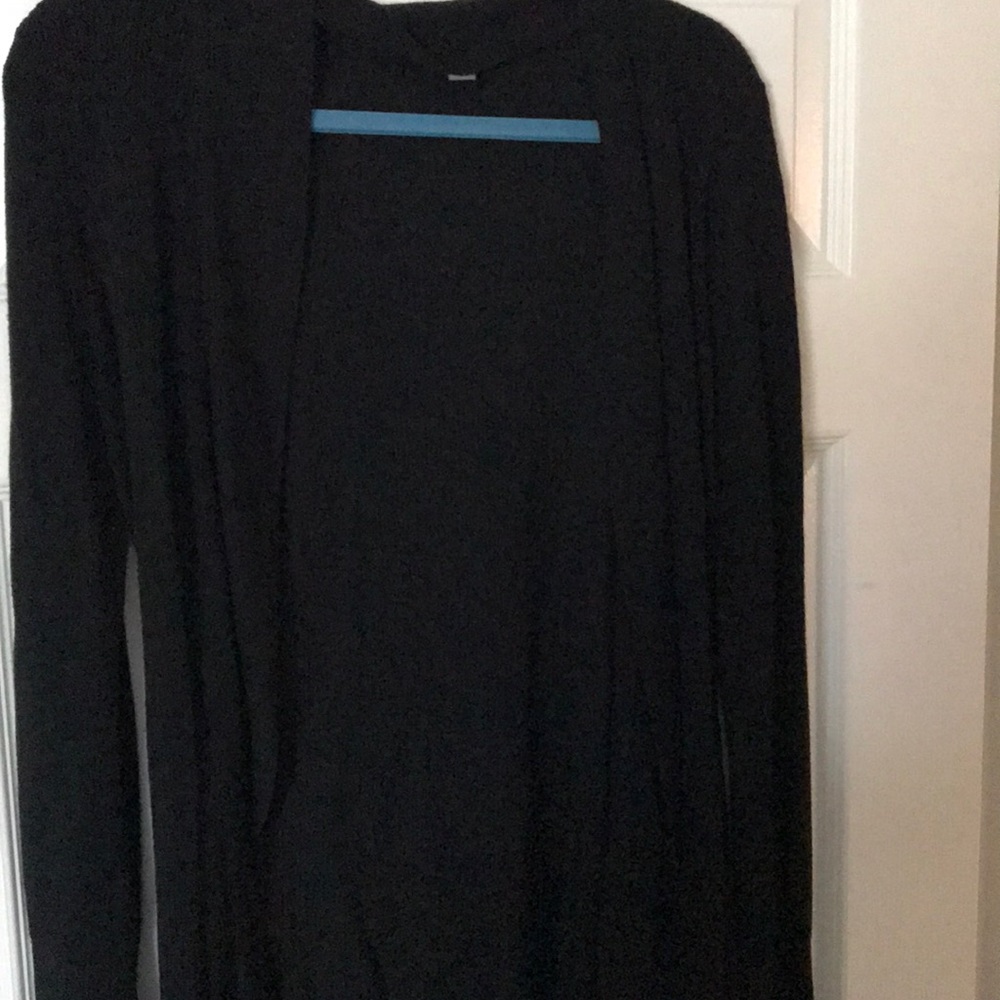 Black cardigan